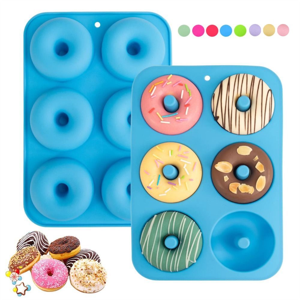 Donut Mold Silicone - Cetakan Donat Silikon Baru Tahan Suhu