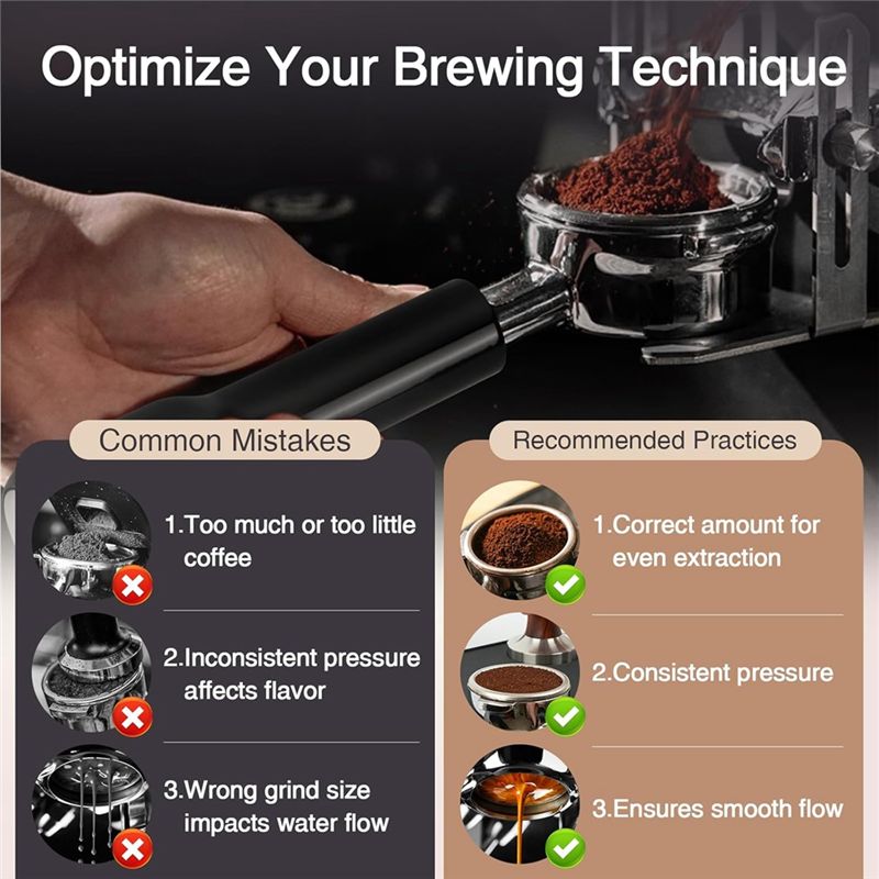 Breville Espresso Barista Express - ABUN Portafilter Tanpa Dasar 54mm dengan