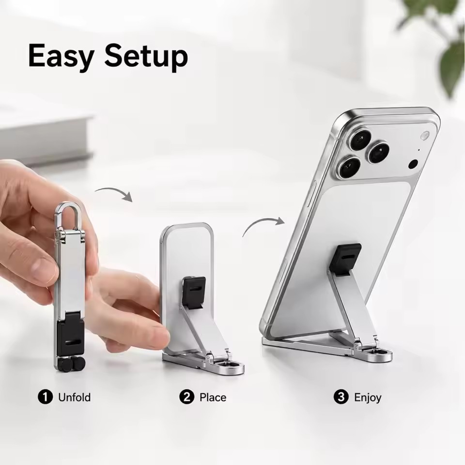 Penyangga Ponsel Lipat dengan  - Taco Stand Holder ulasan dan harga