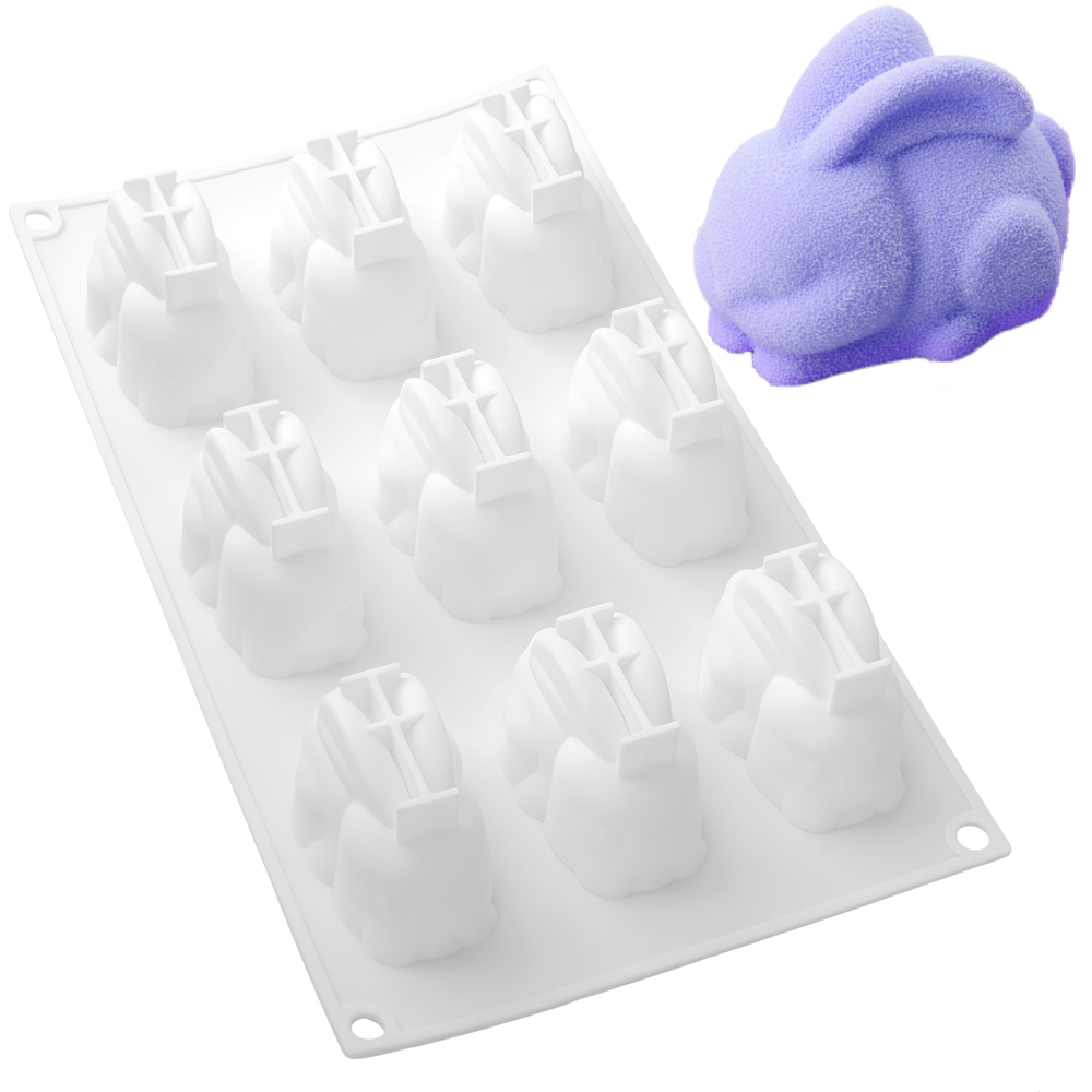 Cetakan Kue Cokelat Desain Kel - Bunny Cake Mold ulasan dan harga