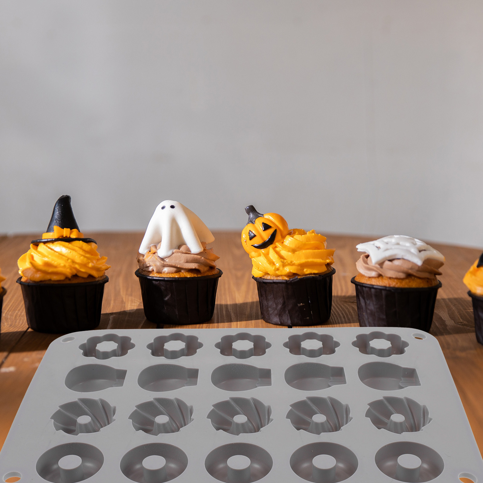 Cetakan Donat Cokelat Mini, Ba - Donut Mold Silicone ulasan dan harga